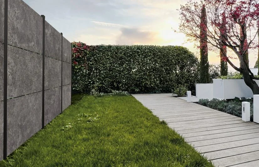 Gartengestaltung mit Sicht- und Windschutz von Kerbon