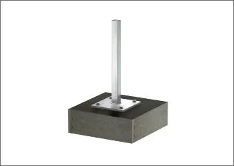 Kerbon post system post shoe privacy system